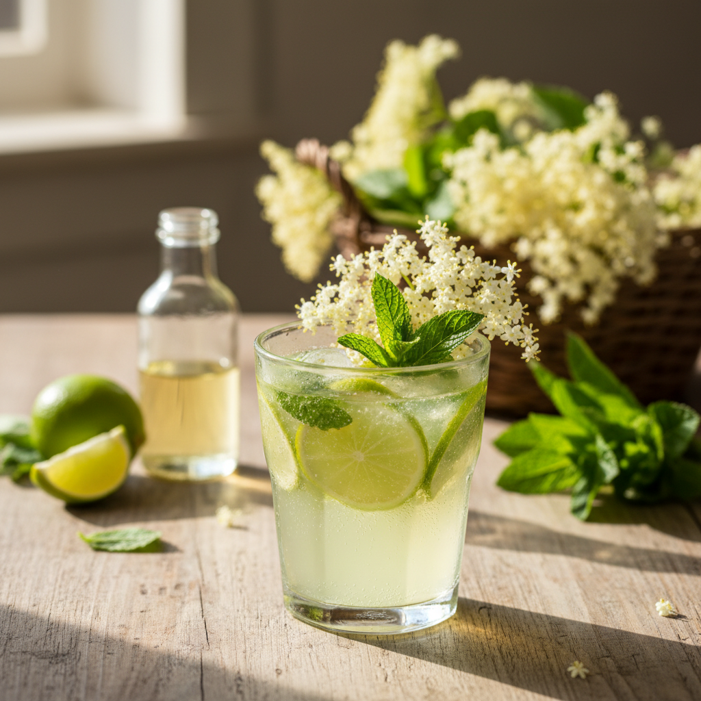 Domač bezgov sirup: Preprost recept za poletno osvežitev