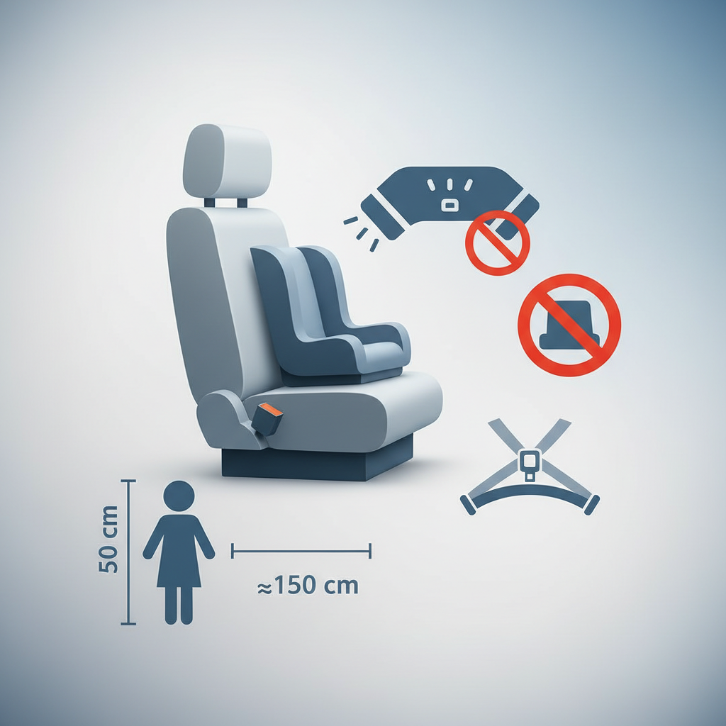 Kdaj lahko otrok sedi spredaj? To pravi zakon