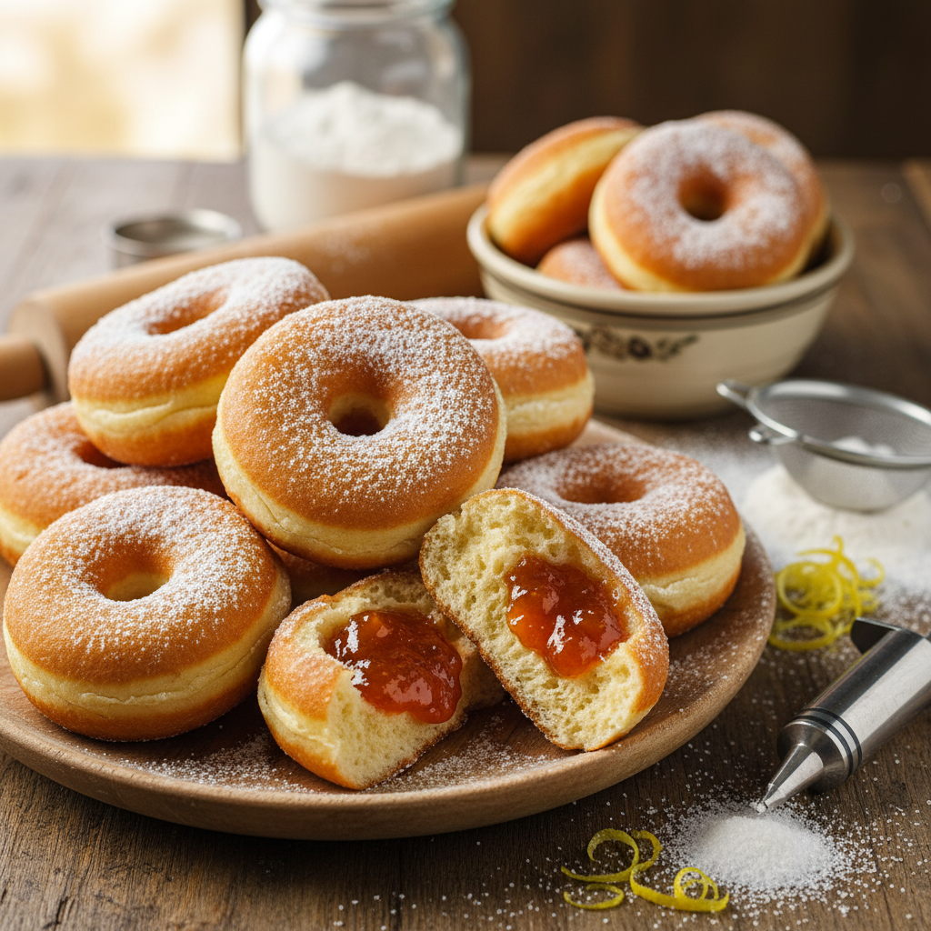 Recept za popolne krofe: Mehki, puhasti in z venčkom