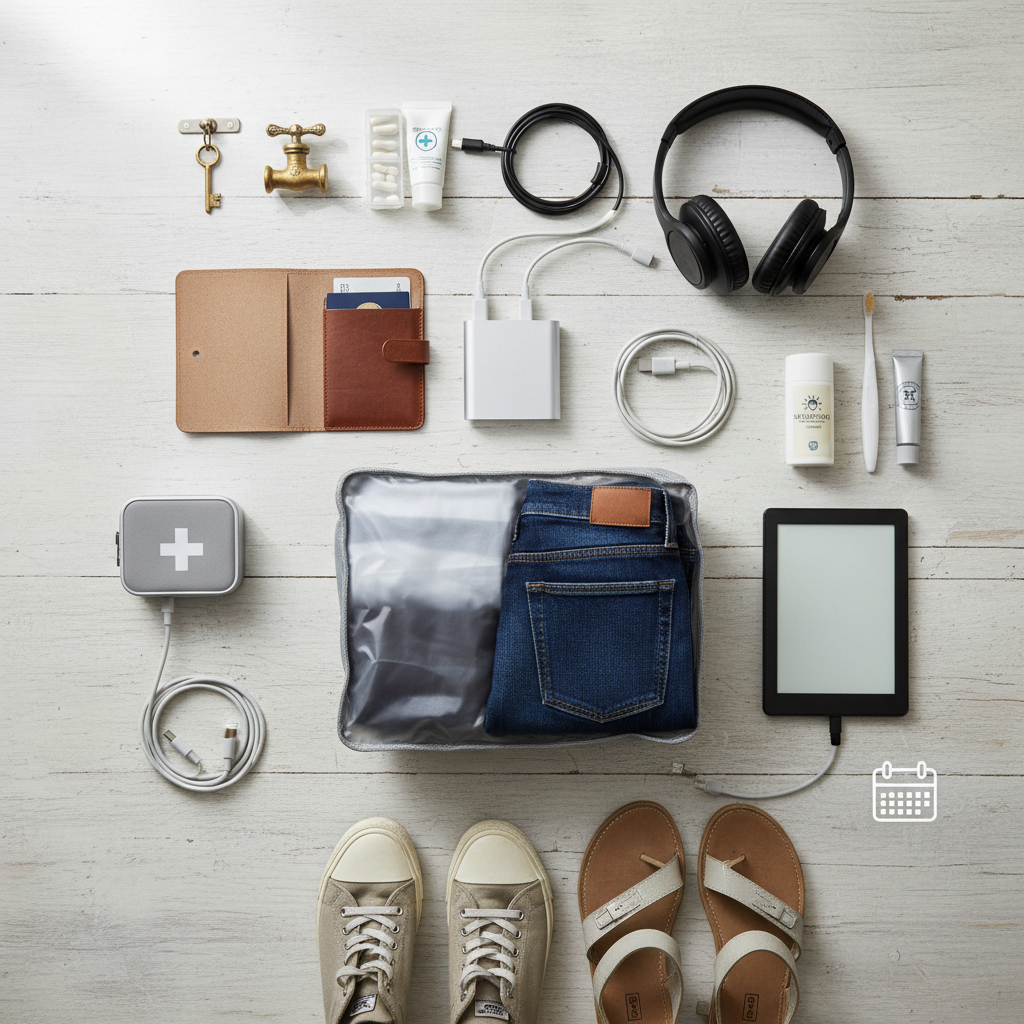 Seznam za potovanje: Brez teh stvari nikar ne na dopust