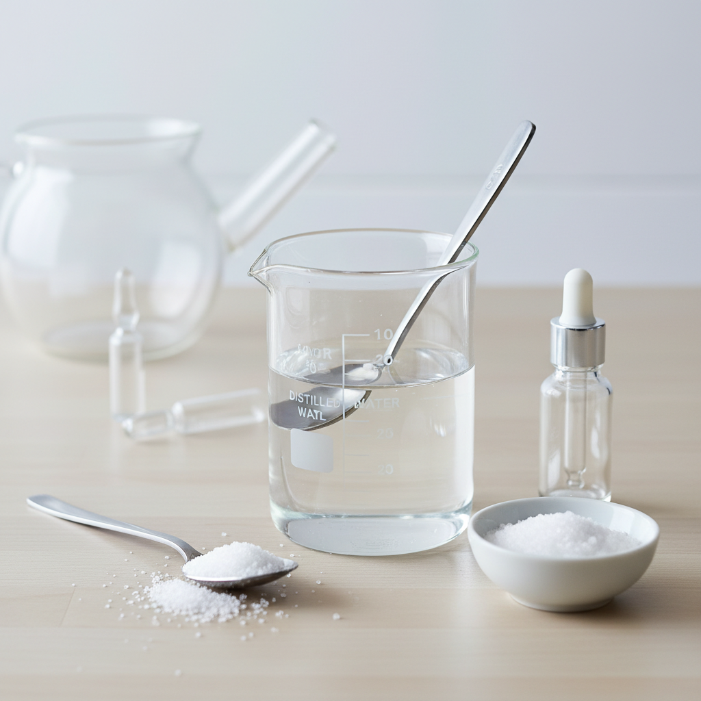 Domača fiziološka raztopina: Kako jo varno pripraviti?