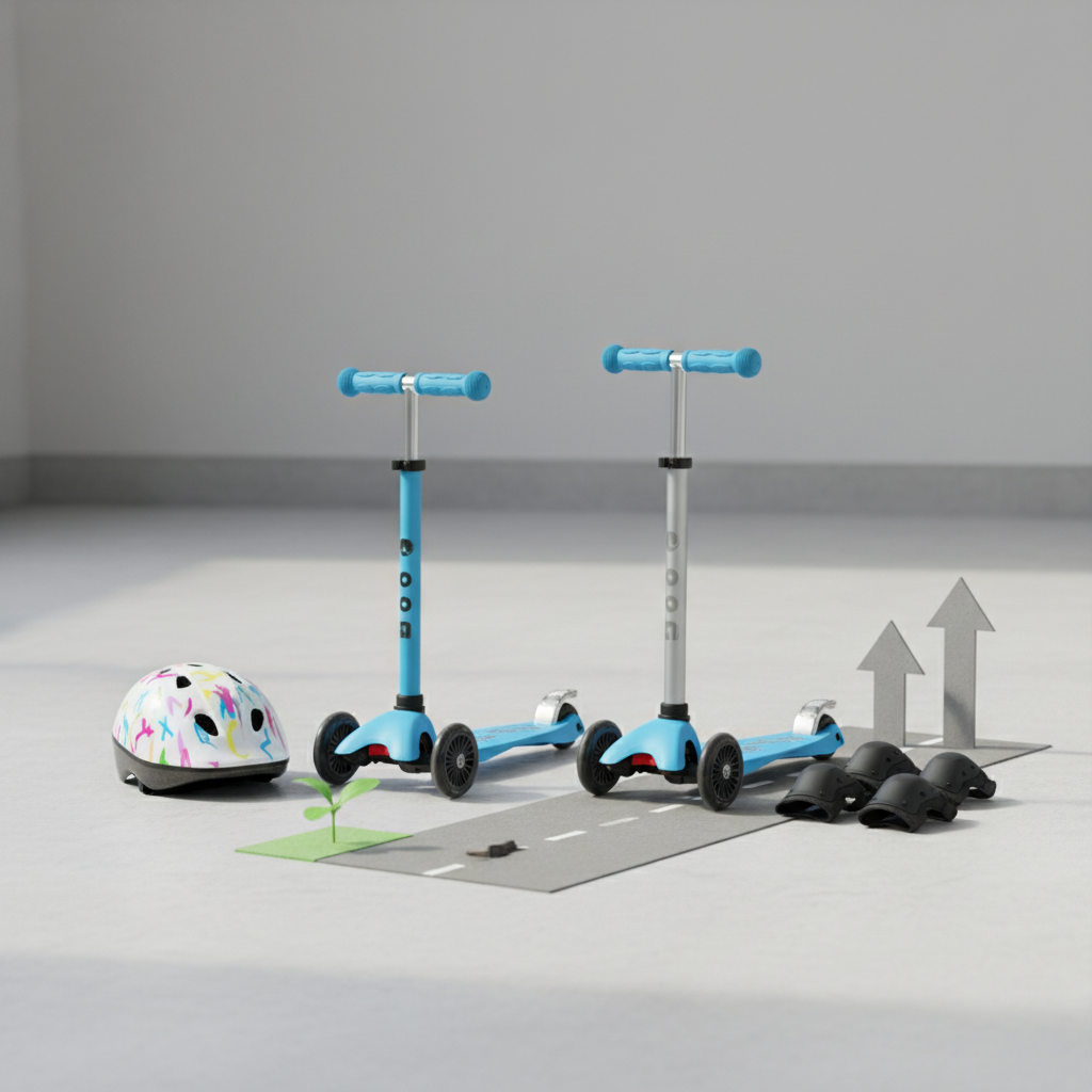 Kako izbrati varen in zabaven otroški skiro?