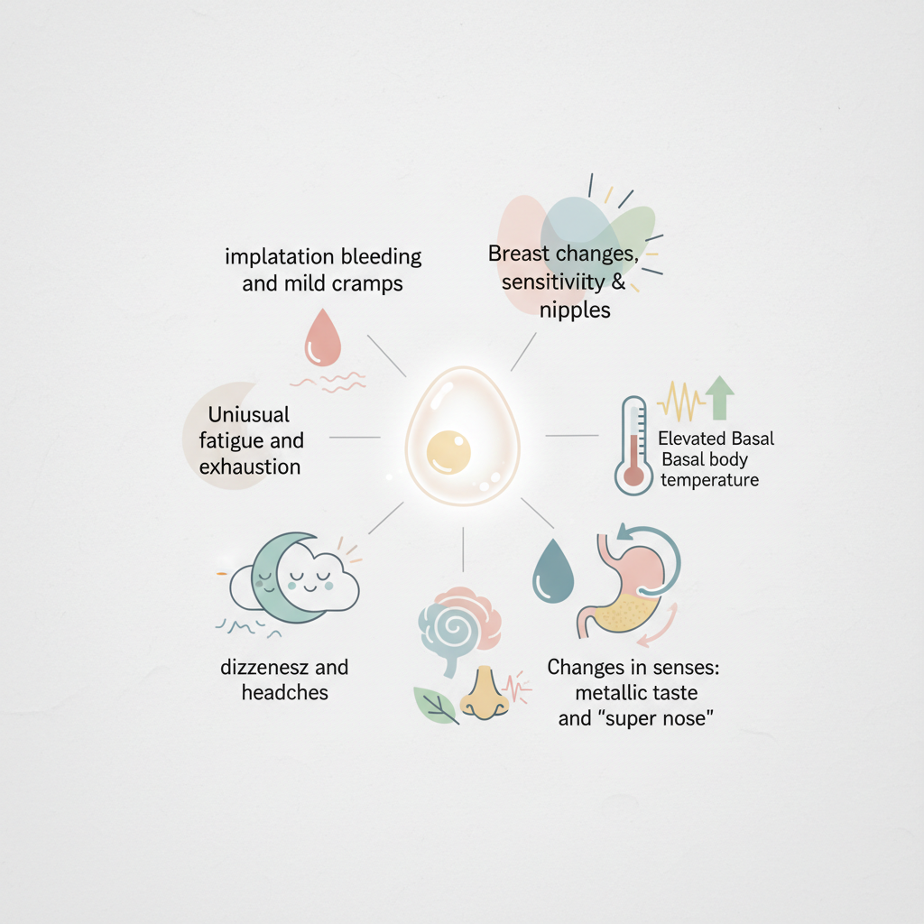 Prvi znaki nosečnosti, ki jih ženske pogosto spregledajo