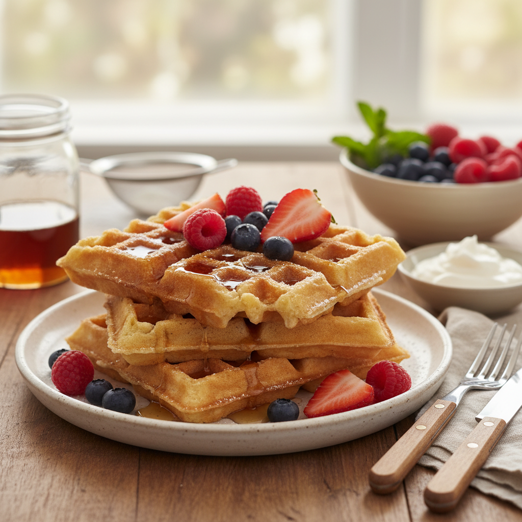 Recept za vaflje: Hrustljavi zunaj, mehki znotraj