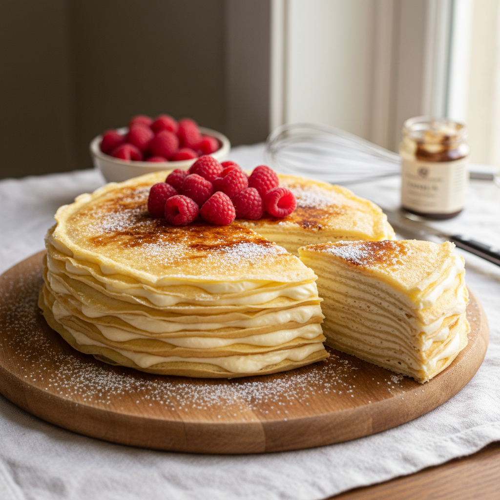 Torta iz palačink brez peke: Hitra sladica brez pečice