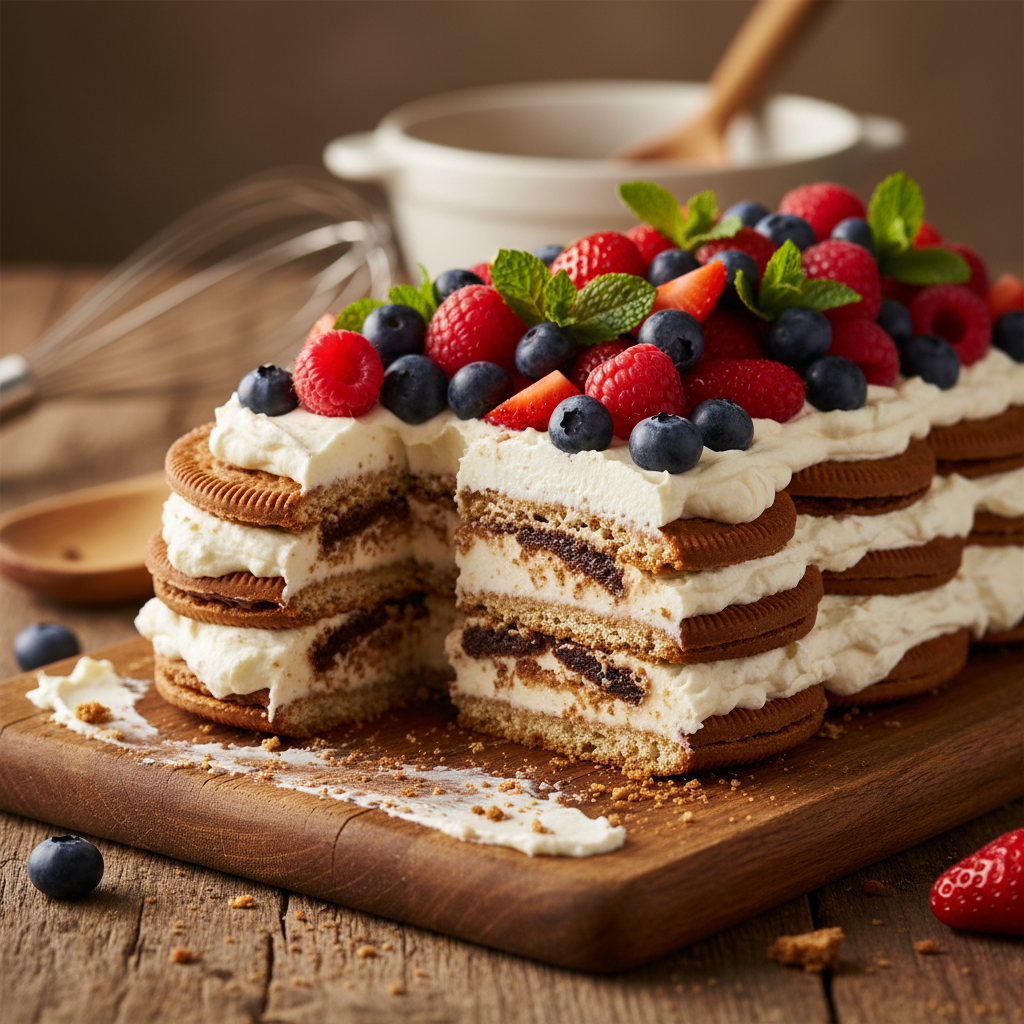 Hitra piškotna torta: Preprost recept brez peke