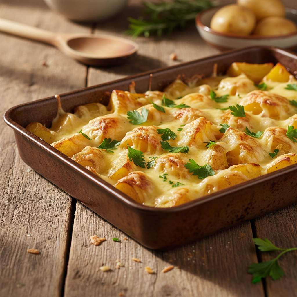 Hrustljav pečen krompir s sirom: Recept, ki ga morate poskusiti