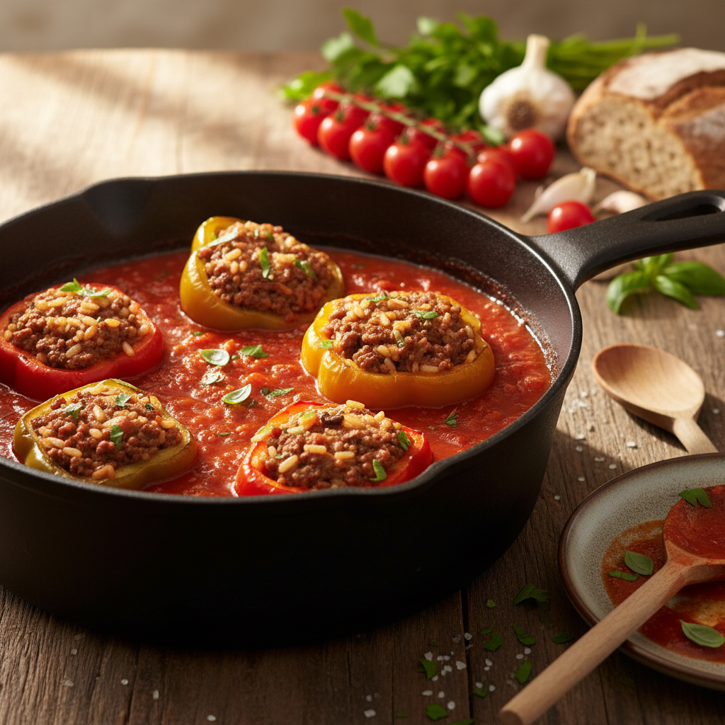 Najboljši recept za polnjene paprike: preprosto in slastno
